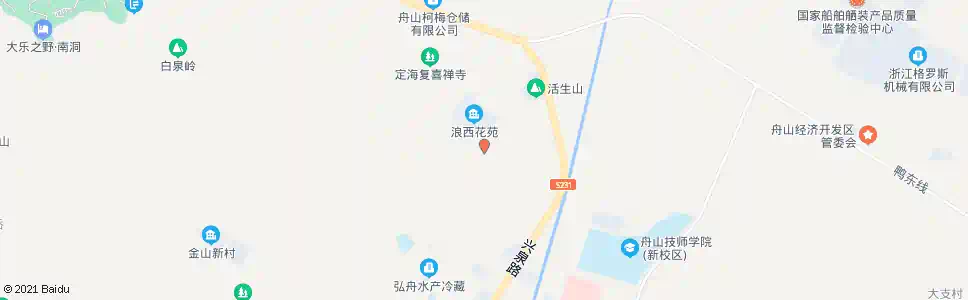 舟山大胜路口_公交站地图_舟山公交_妙搜公交查询2025
