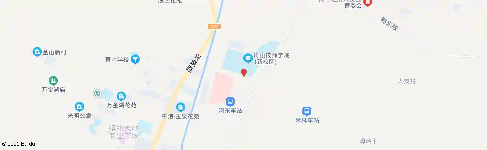 舟山舟山技师学院(南门)_公交站地图_舟山公交_妙搜公交查询2025
