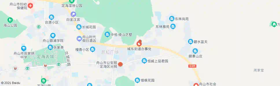 舟山田园阳光_公交站地图_舟山公交_妙搜公交查询2025