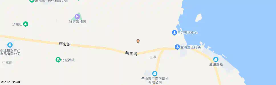 舟山电厂里_公交站地图_舟山公交_妙搜公交查询2025