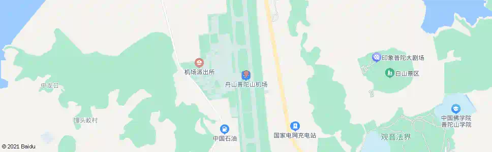 舟山机场_公交站地图_舟山公交_妙搜公交查询2025