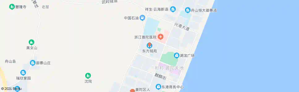 舟山东方铭苑_公交站地图_舟山公交_妙搜公交查询2025