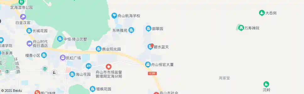 舟山鸿毛湾_公交站地图_舟山公交_妙搜公交查询2025