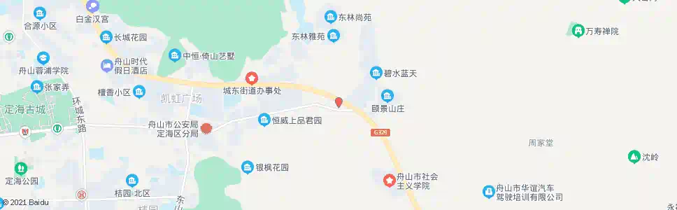 舟山檀东_公交站地图_舟山公交_妙搜公交查询2025