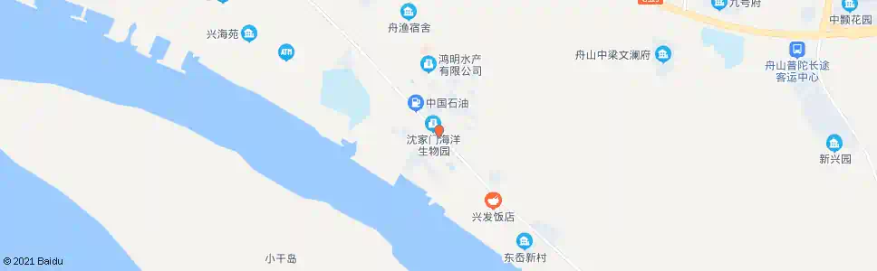 舟山海洋生物园区_公交站地图_舟山公交_妙搜公交查询2025