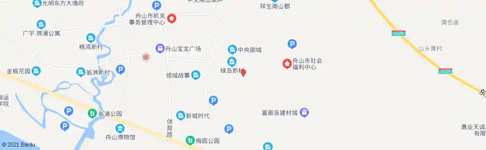 舟山新村1_公交站地图_舟山公交_妙搜公交查询2025