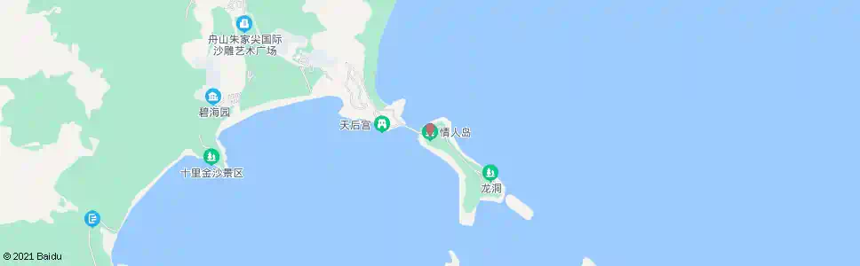 舟山情人岛_公交站地图_舟山公交_妙搜公交查询2025