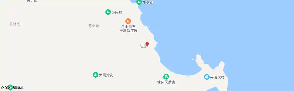 舟山陆房_公交站地图_舟山公交_妙搜公交查询2025