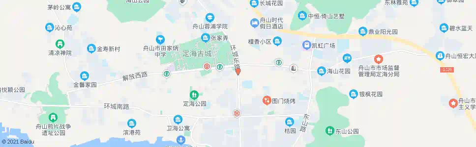 舟山东海路口_公交站地图_舟山公交_妙搜公交查询2025