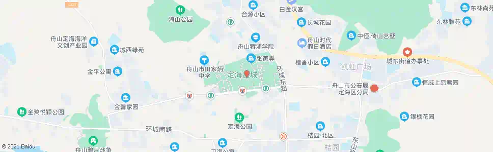 舟山建设银行_公交站地图_舟山公交_妙搜公交查询2025