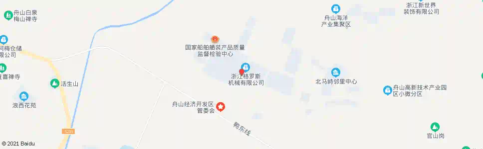 舟山尚品街_公交站地图_舟山公交_妙搜公交查询2025