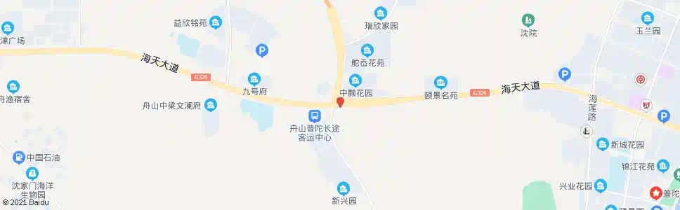 舟山普陀长运(东)_公交站地图_舟山公交_妙搜公交查询2025