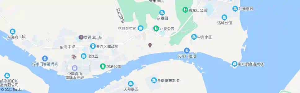 舟山中国银行_公交站地图_舟山公交_妙搜公交查询2025
