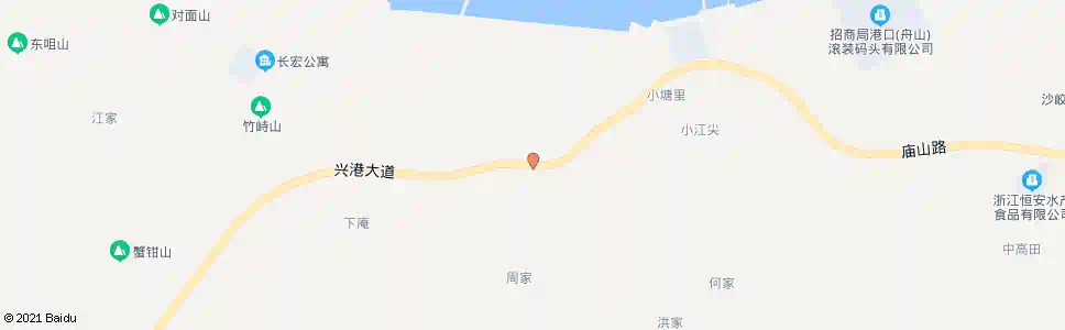 舟山大江尖_公交站地图_舟山公交_妙搜公交查询2025