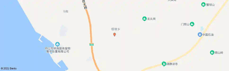 舟山烟墩_公交站地图_舟山公交_妙搜公交查询2025