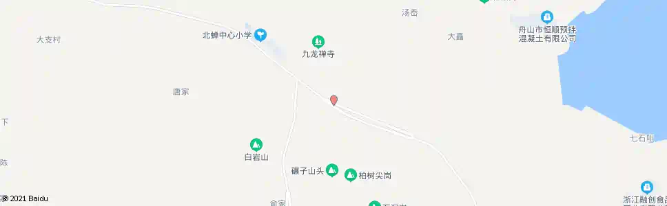 舟山洪家隧道口_公交站地图_舟山公交_妙搜公交查询2025