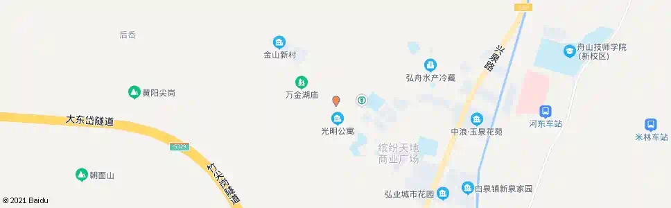 舟山虞家_公交站地图_舟山公交_妙搜公交查询2025