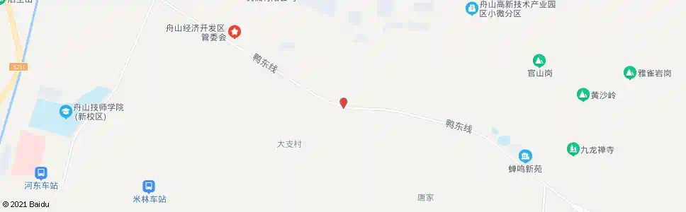 舟山黄家_公交站地图_舟山公交_妙搜公交查询2025