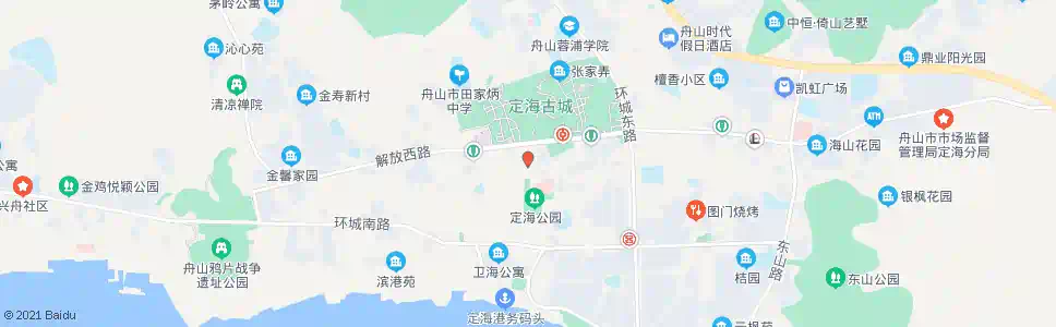舟山南珍菜场_公交站地图_舟山公交_妙搜公交查询2025