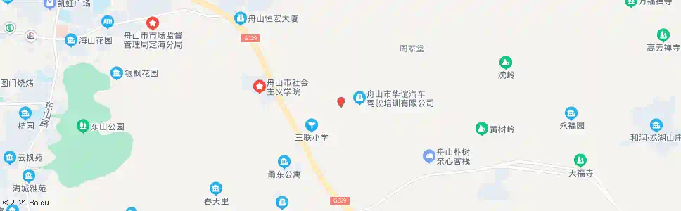 舟山三官堂_公交站地图_舟山公交_妙搜公交查询2025