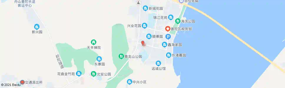 舟山华锦苑_公交站地图_舟山公交_妙搜公交查询2025