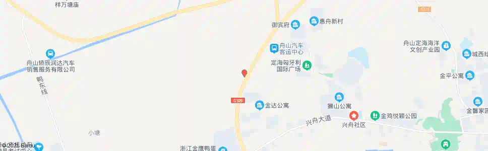 舟山山高地_公交站地图_舟山公交_妙搜公交查询2025