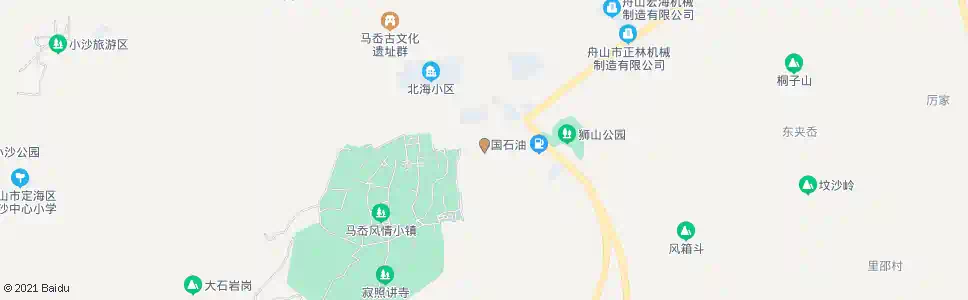 舟山沙塘潭_公交站地图_舟山公交_妙搜公交查询2025