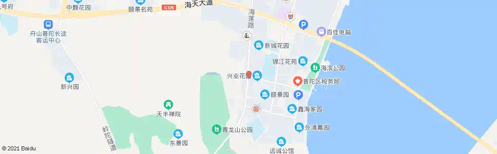 舟山领秀街_公交站地图_舟山公交_妙搜公交查询2025