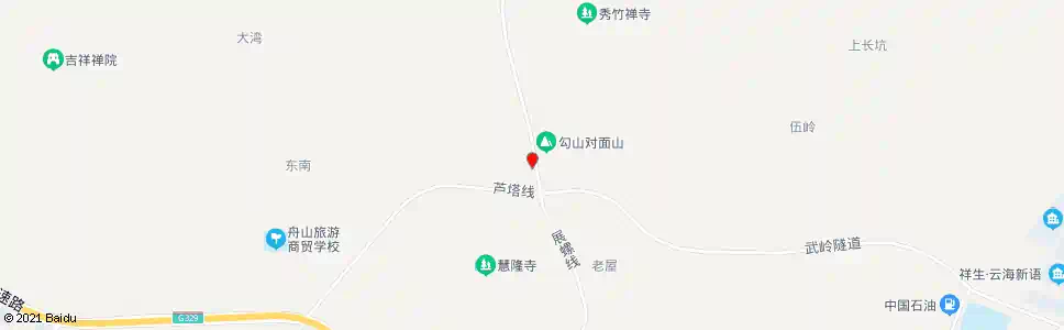 舟山塔岭_公交站地图_舟山公交_妙搜公交查询2025