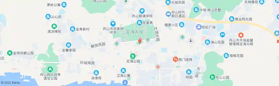 舟山文化广场_公交站地图_舟山公交_妙搜公交查询2025