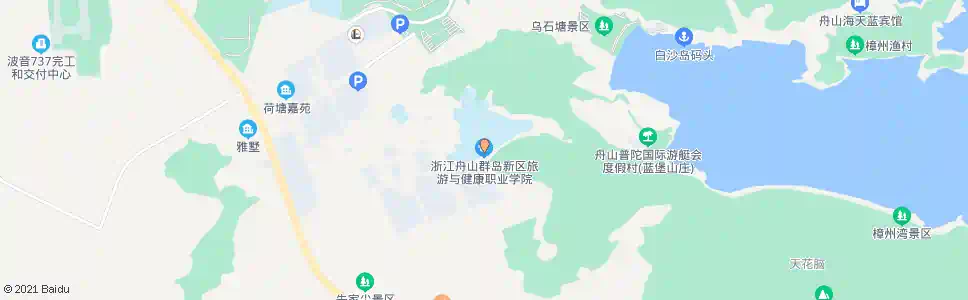 舟山舟山旅游健康学院_公交站地图_舟山公交_妙搜公交查询2025