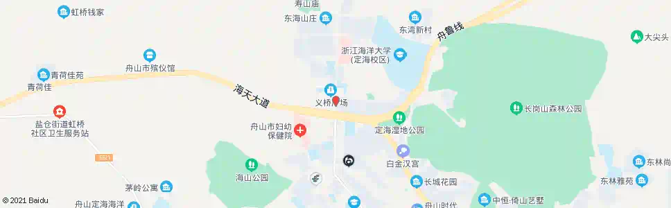 舟山青少年宫_公交站地图_舟山公交_妙搜公交查询2025
