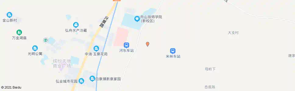 舟山半路秦_公交站地图_舟山公交_妙搜公交查询2025