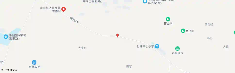 舟山方家_公交站地图_舟山公交_妙搜公交查询2025