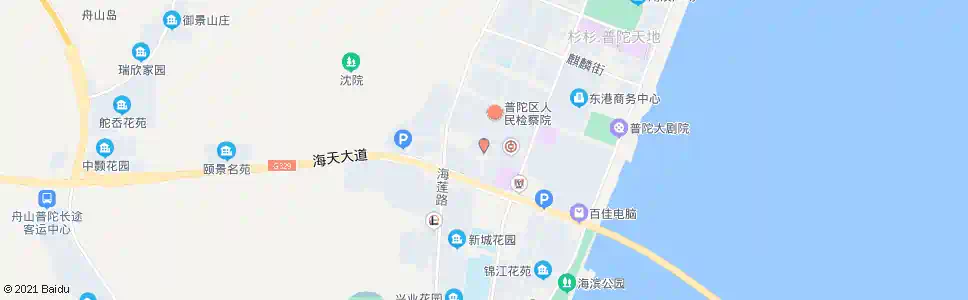 舟山普陀图书馆_公交站地图_舟山公交_妙搜公交查询2025