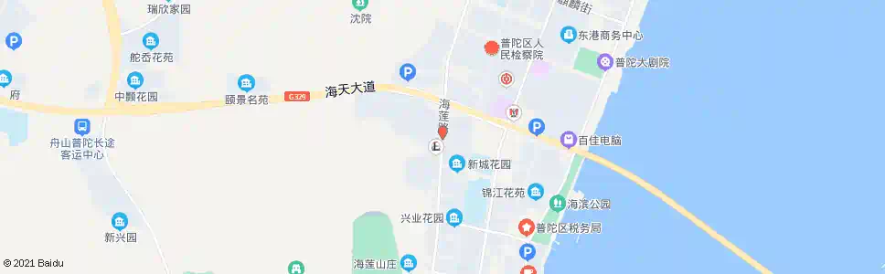 舟山山水人家_公交站地图_舟山公交_妙搜公交查询2025
