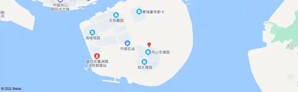 舟山璞园北_公交站地图_舟山公交_妙搜公交查询2025